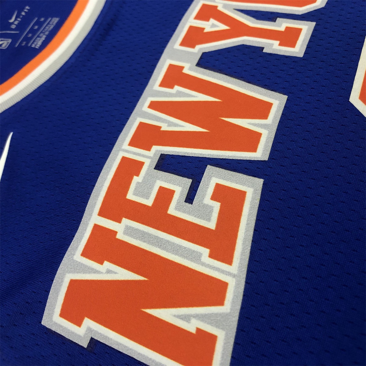 NBA New York Knicks Round Neck Blue jersey BARRETT#9 S-XXL