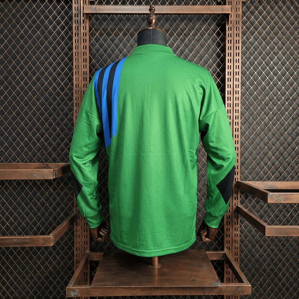 Retro Manchester United 1992/93 Goalkeeper Green jersey Long Sleeve Fan Version