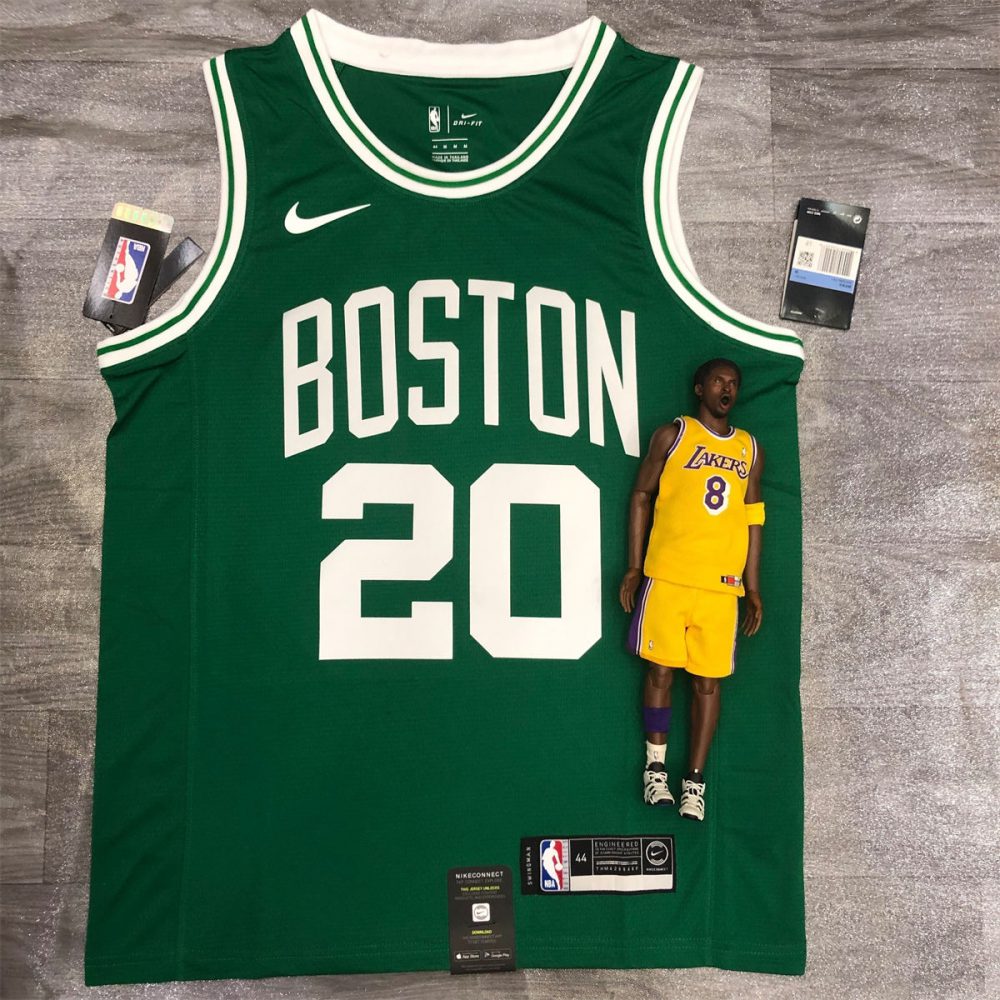 NBA Boston Celtics round neck Retro Green Jersey Allen#20 S-XXL