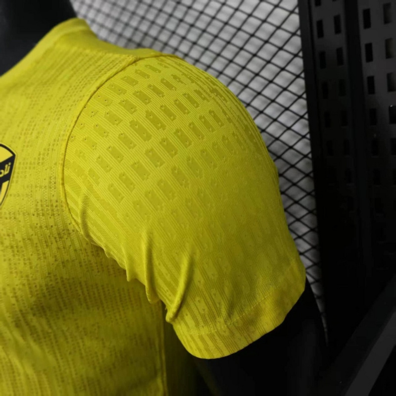 2025/26 Al-Ittihad Jeddah Club Training yellow jersey Player Version