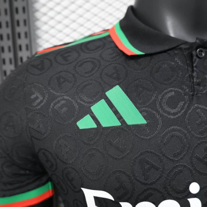 25/26 Arsenal training uniform POLO Black jersey Player Version