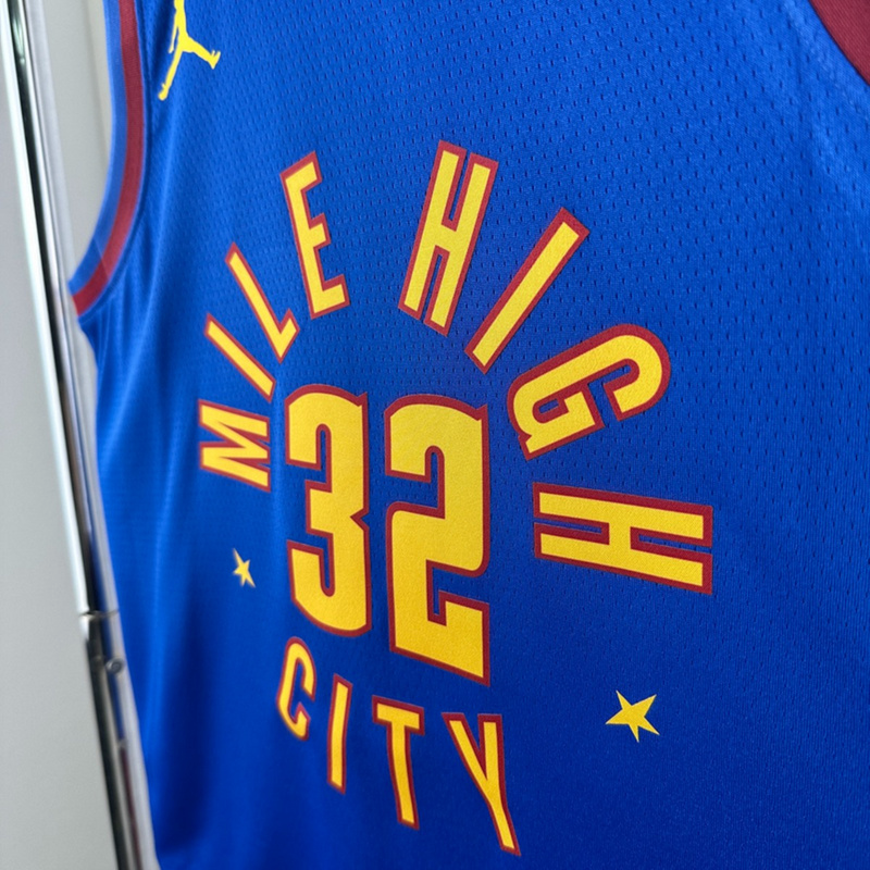 NBA Denver Nuggets 2024 Round Neck Blue jersey GORDON#32 S-XXL