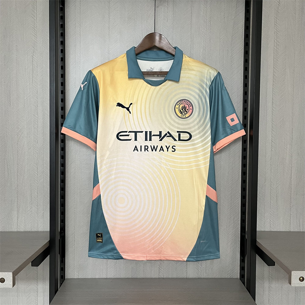 24/25 Manchester City four Jersey Fan Version