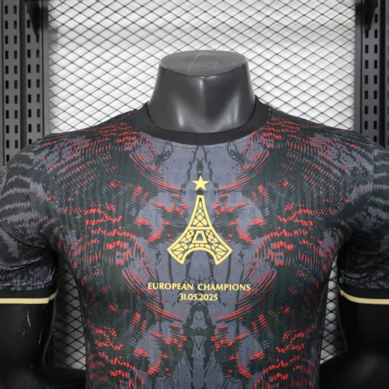 2025/26 PSG (CAMPEONES DE EUROPA) Grey jersey Player Version