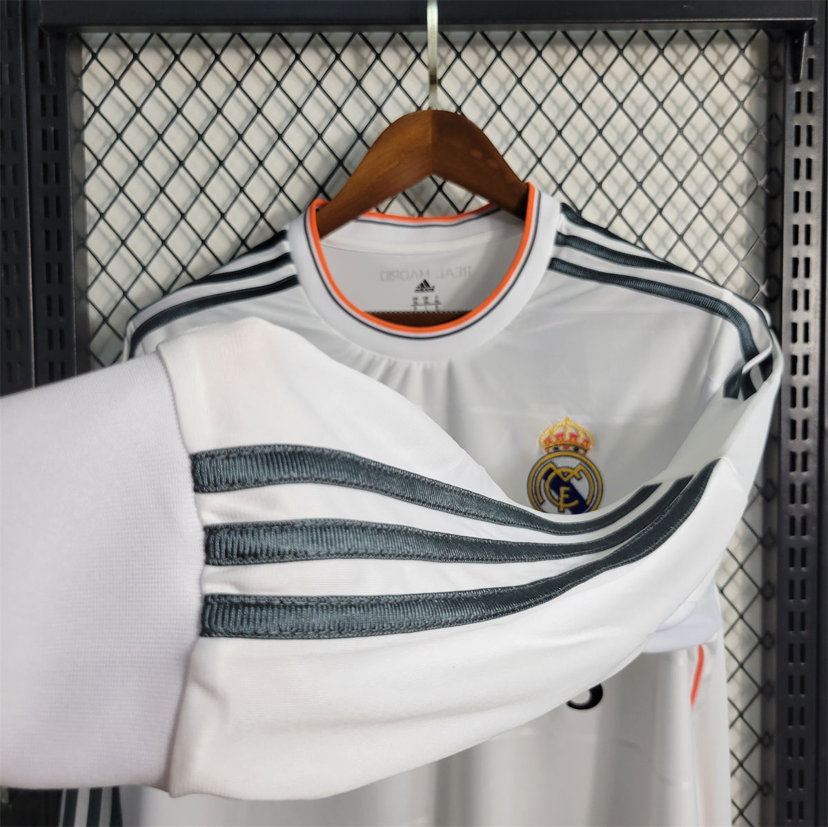 Retro Real Madrid  13/14 Long Sleeve Home jersey Fan Version