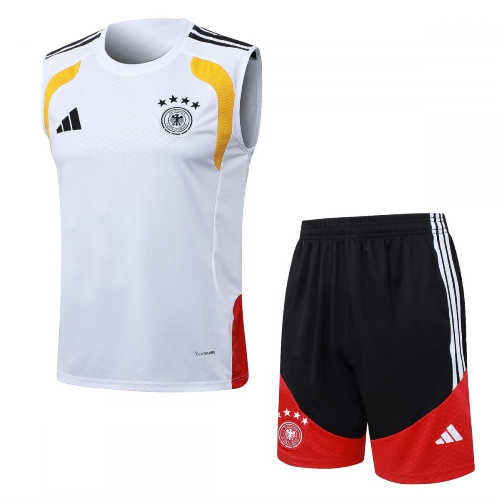2026 Germany White Training Set Shirt and Shorts