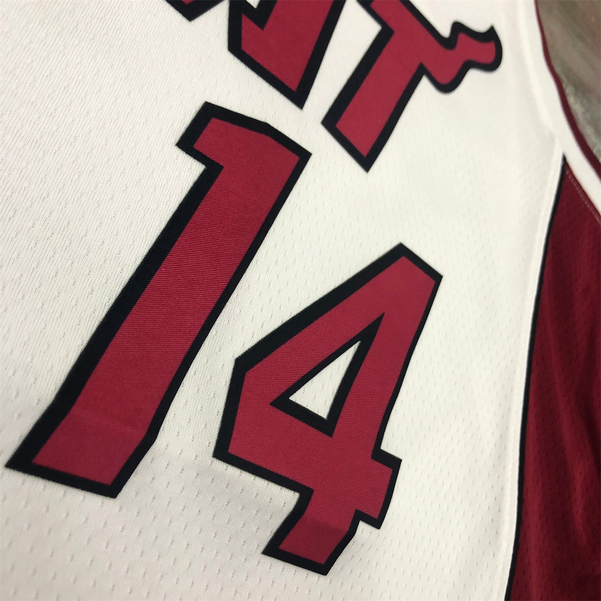 NBA Miami Hearts V-Neck White Jersey HERRO#14 S-XXL