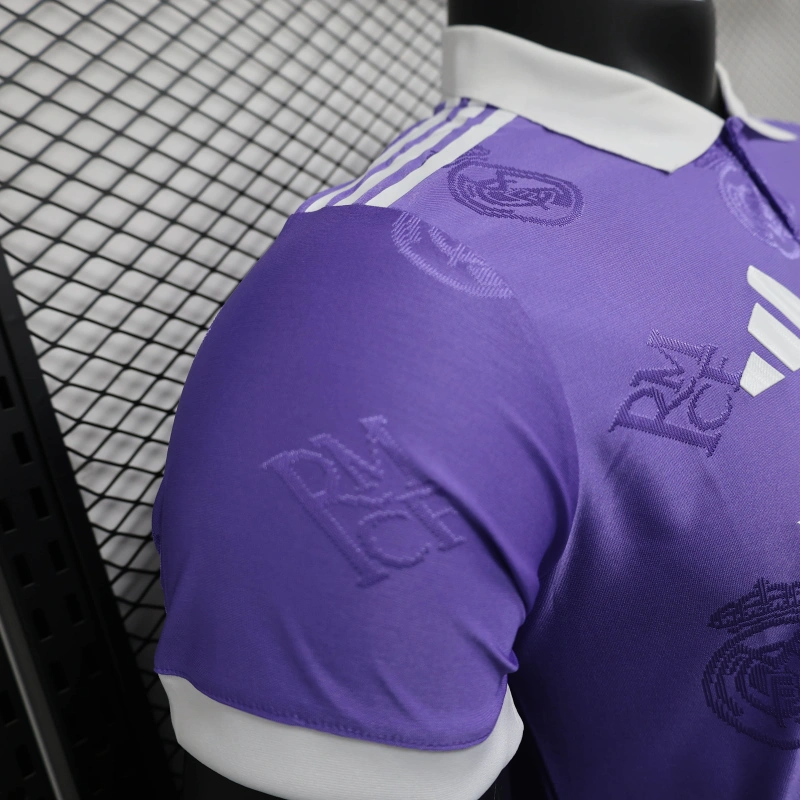 25/26 Real Madrid POLO Co Branded Special Edition Purple jersey Player Version