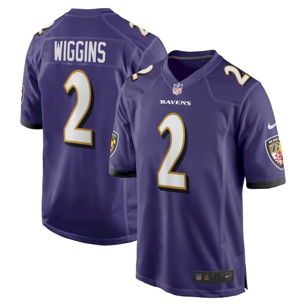 NFL Baltimore Ravens Jeysey WIGGINS #2
