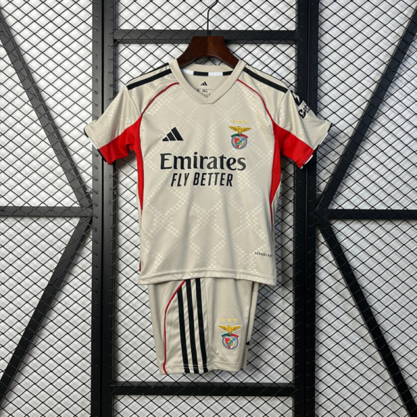 2025/26 Benfica Away jersey kids Kits size: 16-28