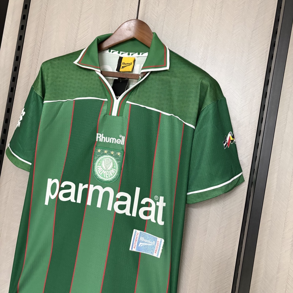 Retro 1999 Palmeiras Liberator Cup Champion Jersey Fan Version