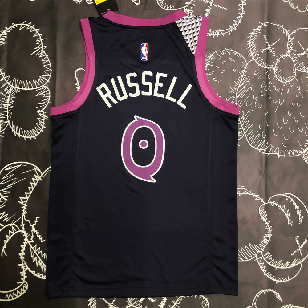NBA Minnesota Timberwolves V-Neck Black Jersey S-XXL