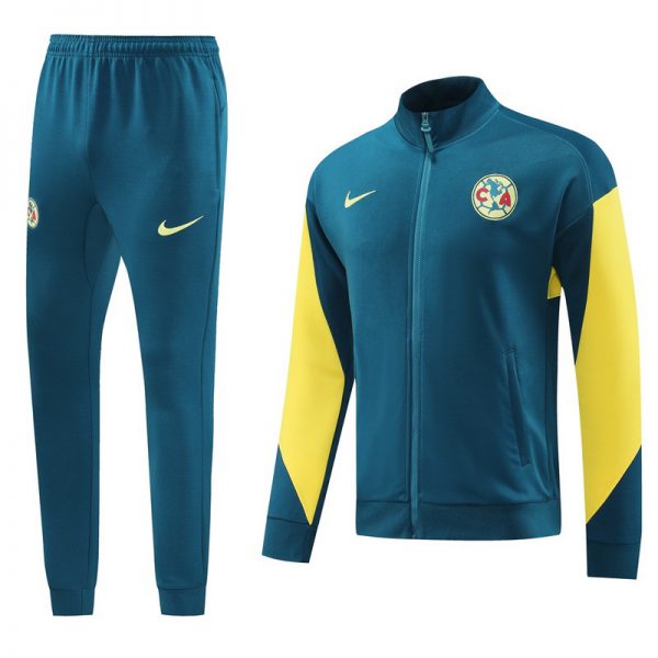 2024 Club Americas light green Jacket Training Suit Set Football Team Shirt Sports Fashion