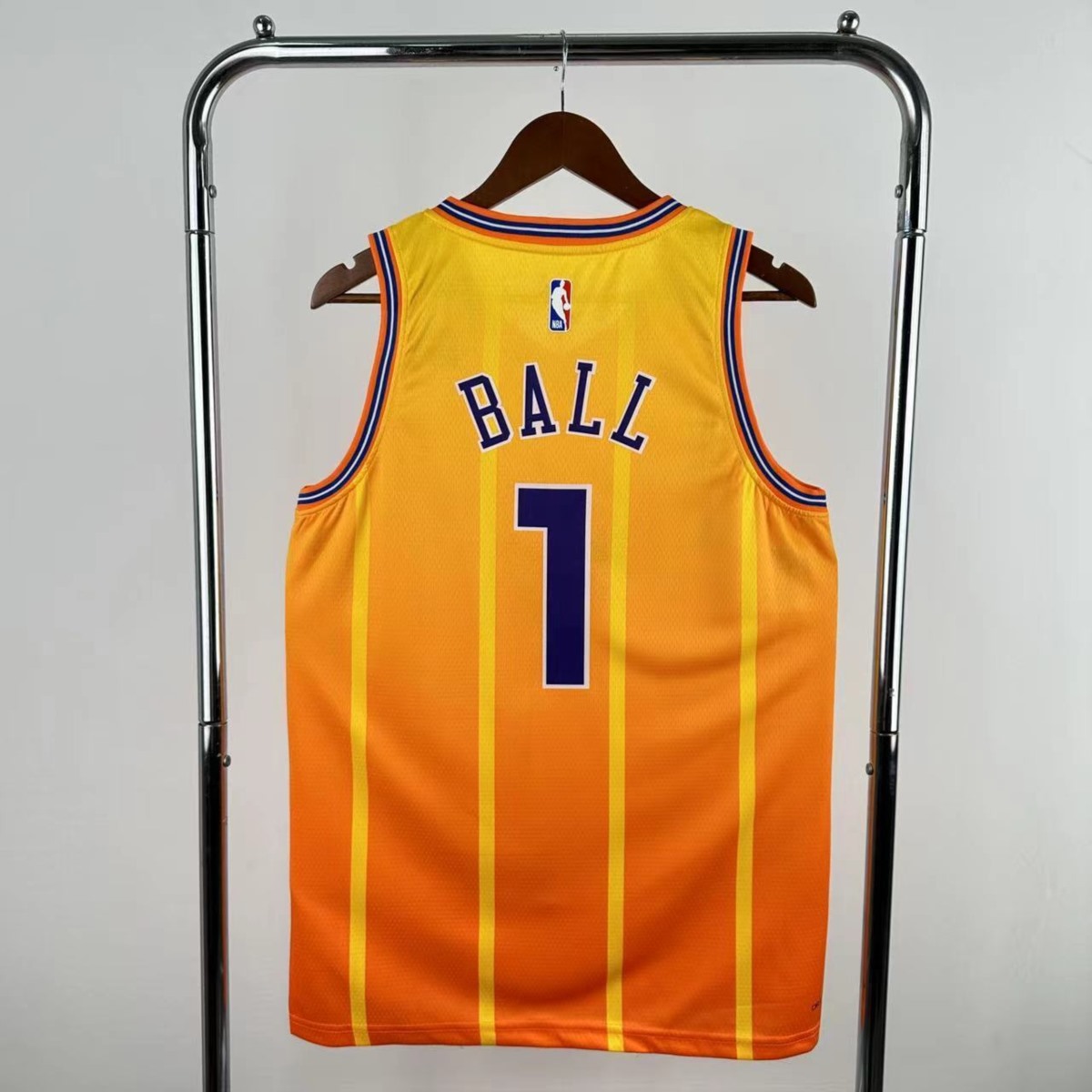 NBA 2026 Charlotte Hornets City Edition Orange Jersey BALL#1