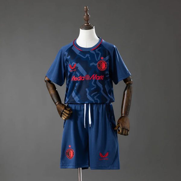2026/27 Feyenoord Rotterdam Second Away Kids Kits