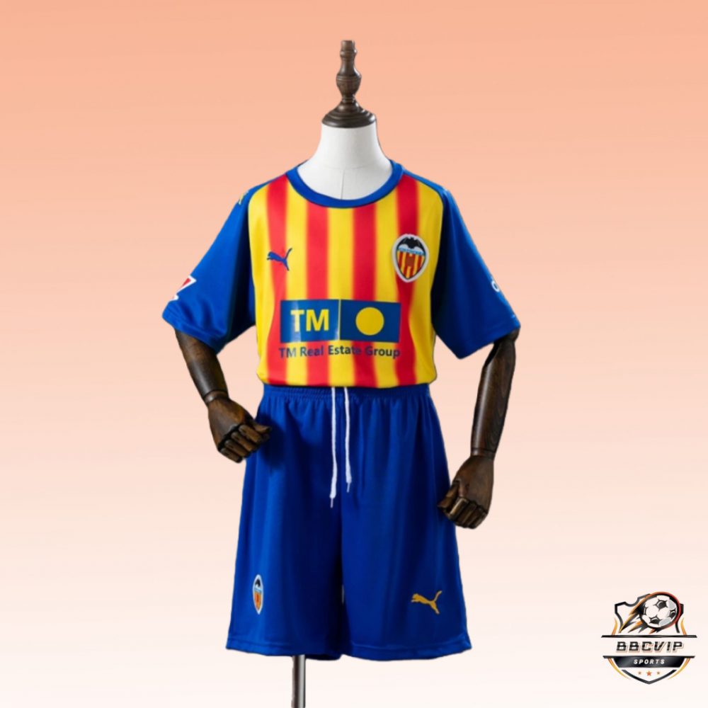 25/26 Valencia CF Second Away Kids Kit Size 16-28