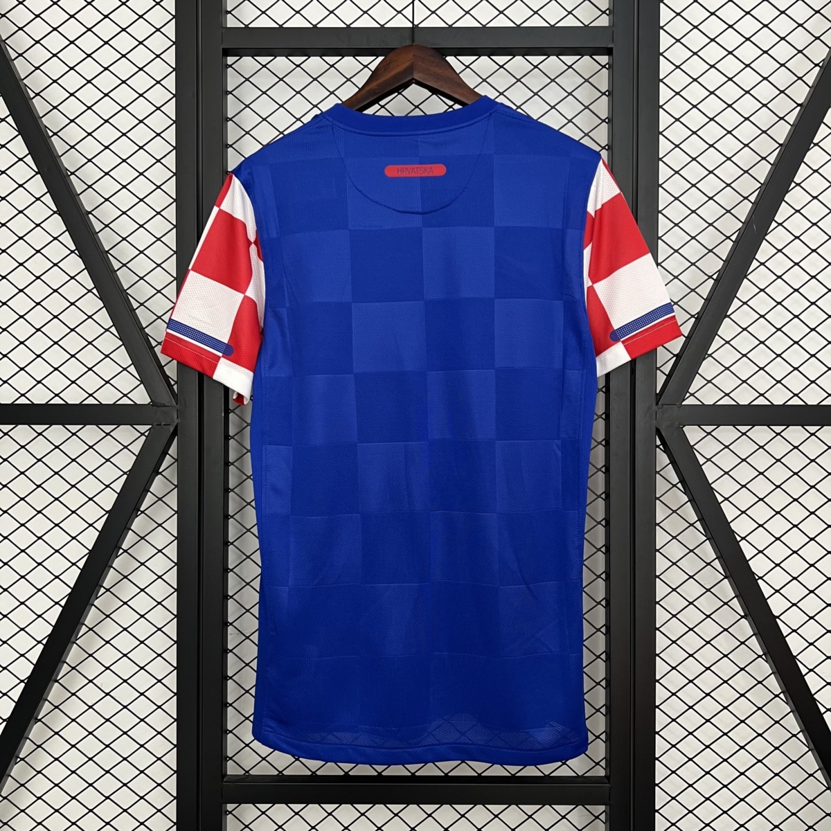 Retro Croatia 2010 Awat Blue jersey Fan Version