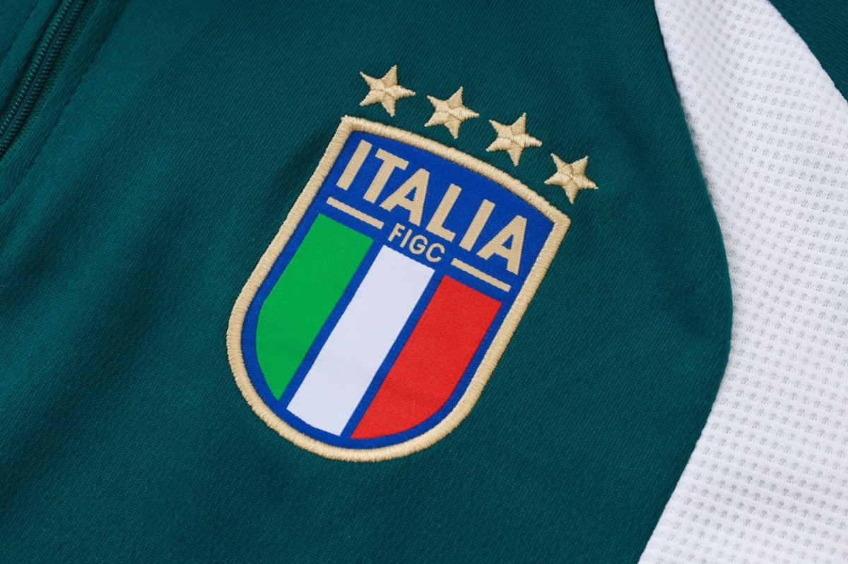 2026 Italy Green Training Set Shirt and Shorts