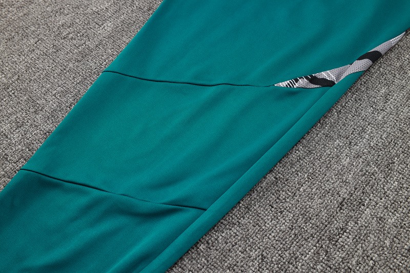 2024/25 Italy Green Long-sleeved half-pull training kit Football team kit