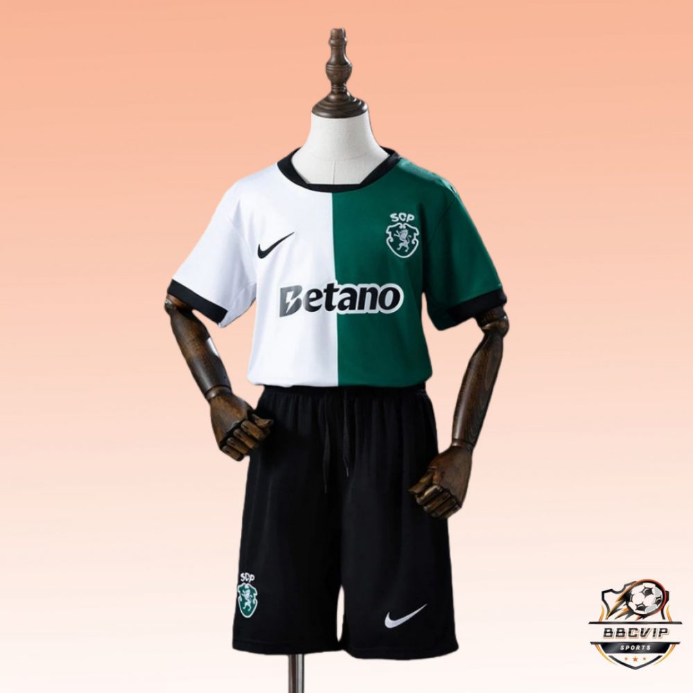 2025/26 Sporting Lisbon Commemorative Edition jersey kids Kits size: 16-28