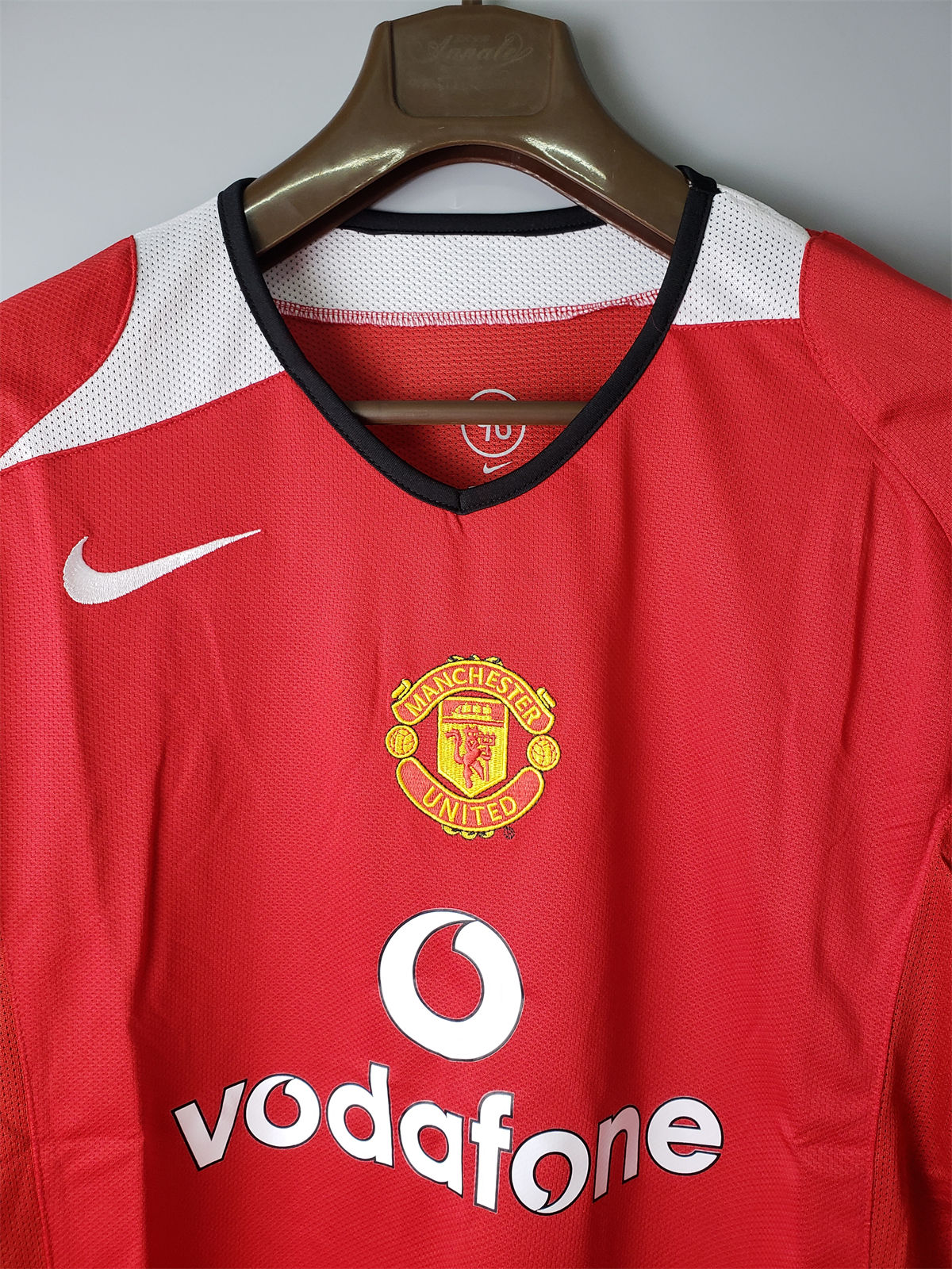 Retro Manchester United  2005 models Long Sleeve jersey Fan Version
