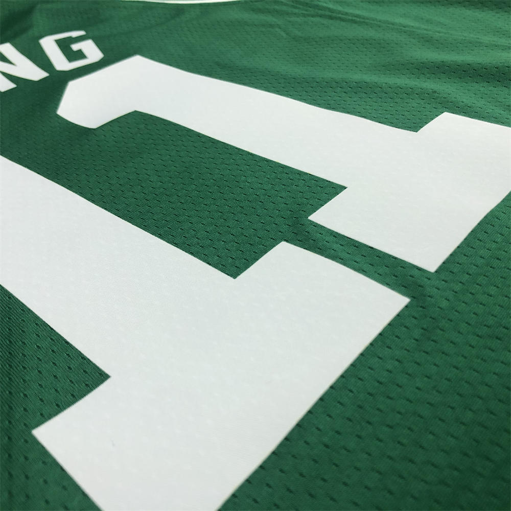 NBA Boston Celtics Round Neck 75th anniversary Green Jersey IRVING#11 S-XXL