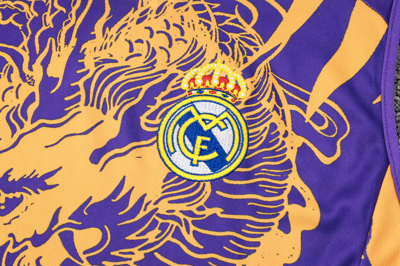 24/25 Real Madrid Purple Training Set Shirt and Shorts