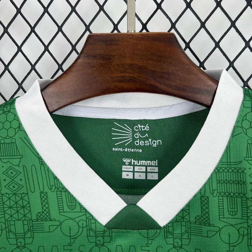 2025/26 Saint-Etienne Home Green Jersey Fan Version