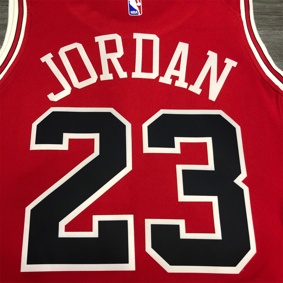 NBA Chicago Bulls Round neck Red Jersey JORDAN#23 S-XXL