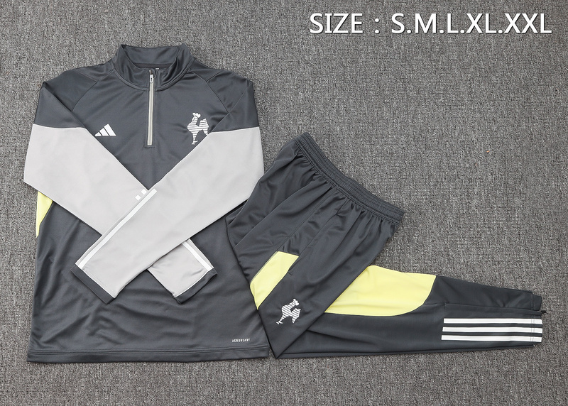 24/25 Clube Atlético Mineiro Dark Grey Long-sleeved half-pull training kit Football team kit
