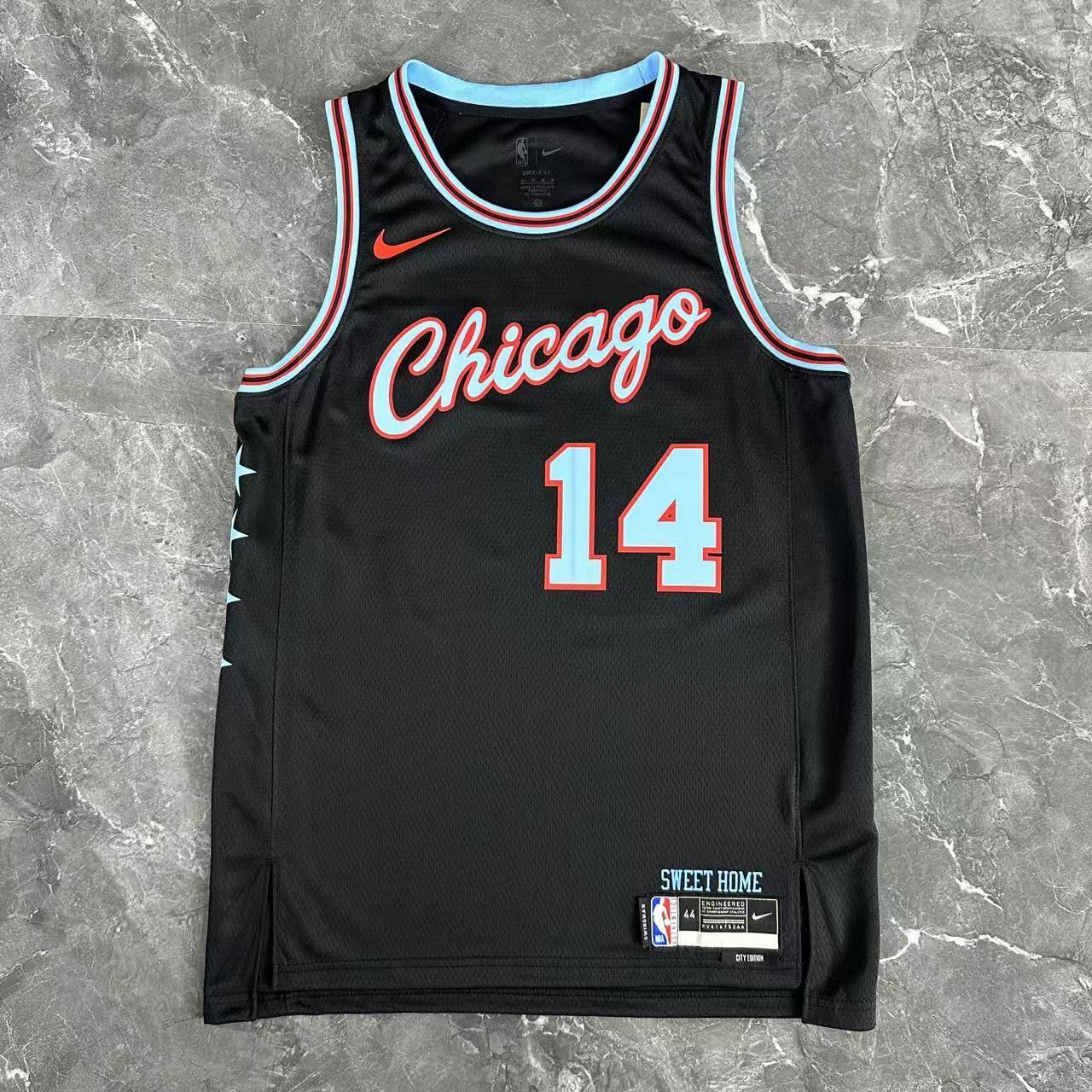 NBA Chicago Bulls 2026 City Edition Black Jersey BUZELIS#14