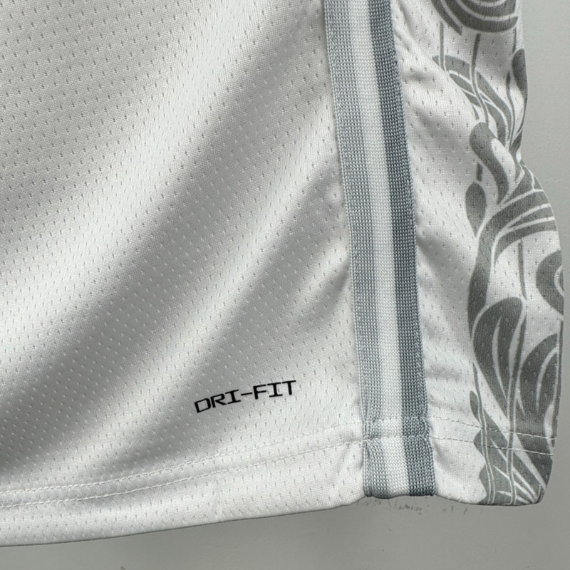 NBA Dallas Mavericks 24/25 City Edition V-Neck White Jersey FLAGG#32 S-XXL