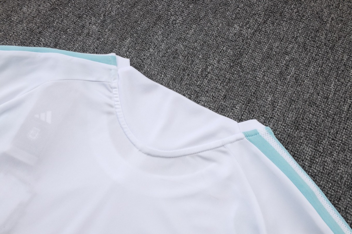 2026 Argentina White Training Set Shirt and Shorts