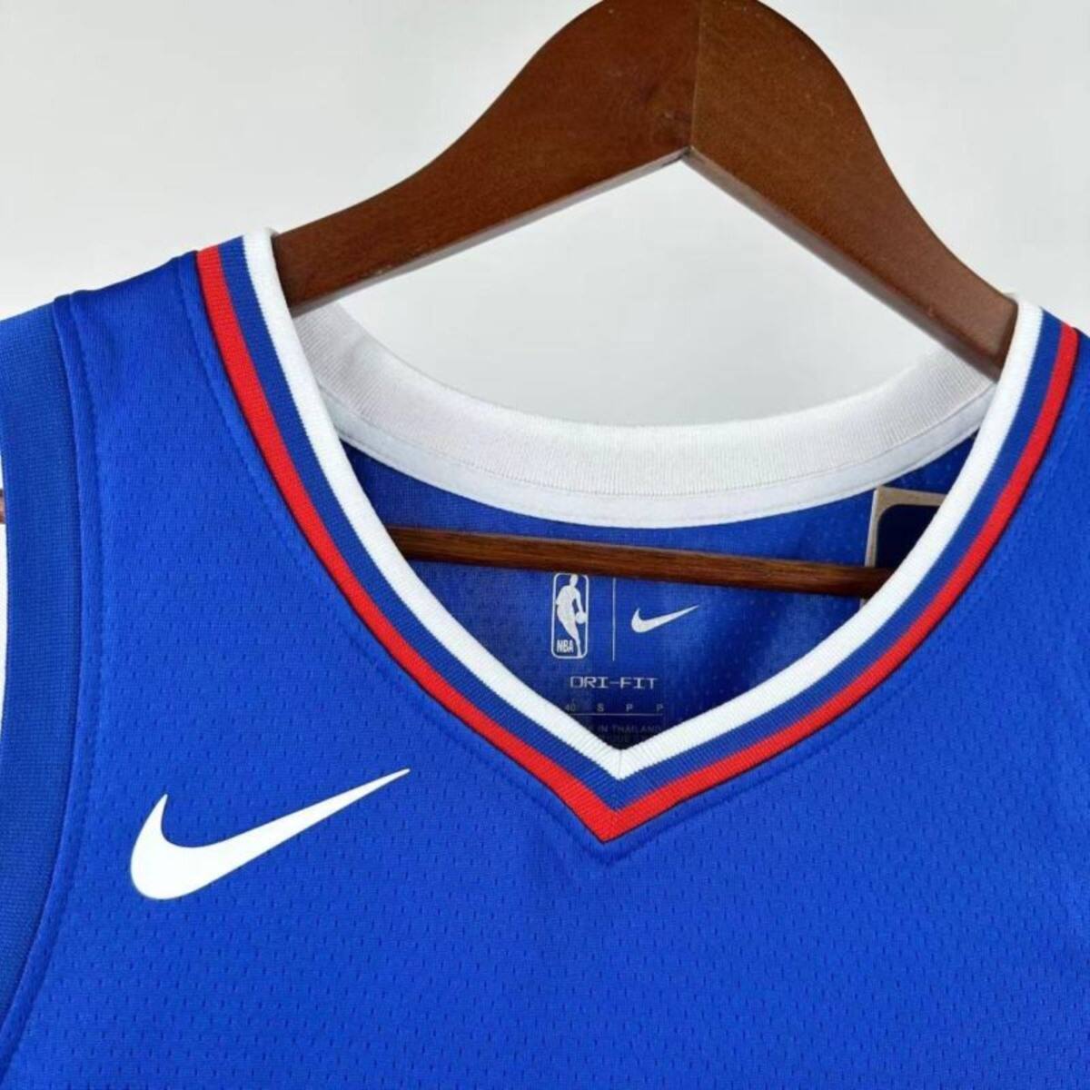 NBA Los Angeles Clippers 2023 V-Neck Blue Jersey PAUL#3 S-XXL