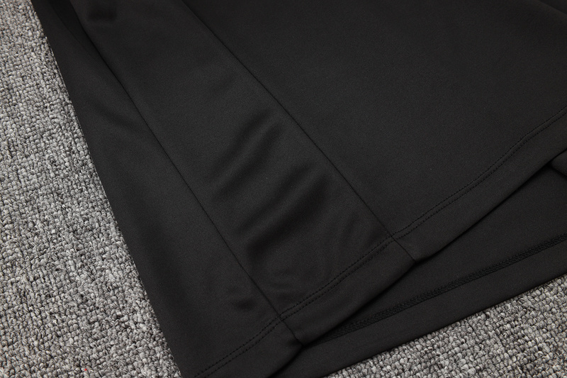 24/25 Portugal  Black Long-sleeved half-pull training kit Football team kit