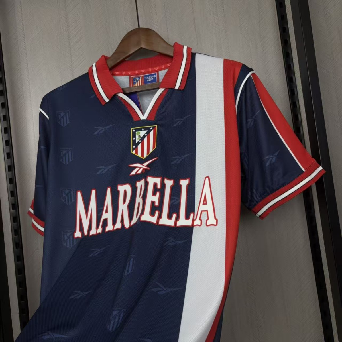 Retro Atletico Madrid 1998/99 Away Jersey Fan Version