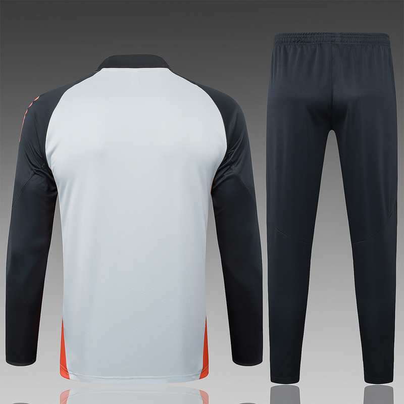 2024/25 Benfica Grey Long-sleeved half-pull training kit Football team kit