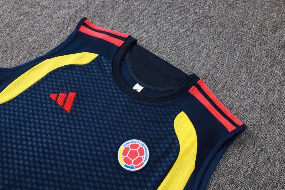 2026 Colombia Royal blue Training Set Shirt and Shorts