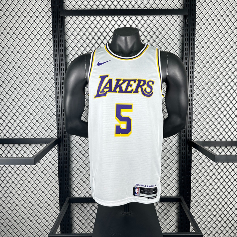 NBA Los Angeles Lakers AYTON#5 2022/23 White Association Edition Swingman Jersey S-XXL