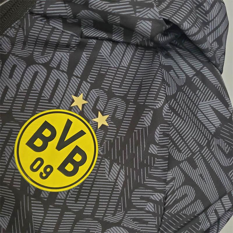 21/22 Windbreaker Dortmund Black Grey Sport Unifom jersey Sport Unifom