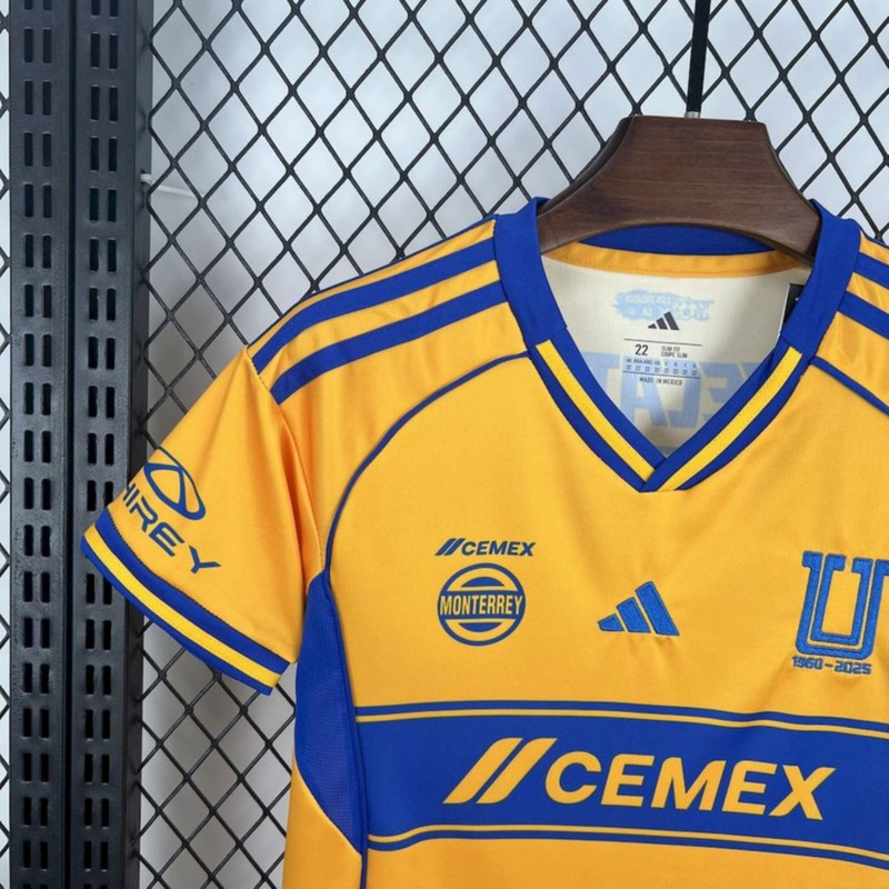 2025/26 Tigres UANL Home jersey Kid Kits Size 16-28