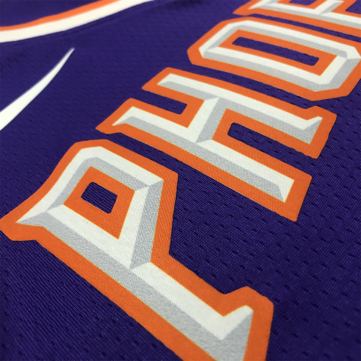 NBA Phoenix Suns V-Neck Purple jersey BOOKER#1 S-XXL