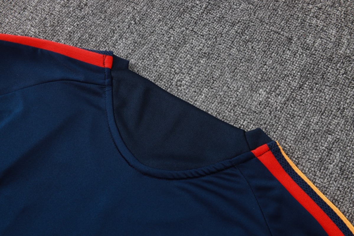 2026 Spain Royal blue Training Set Shirt and Shorts