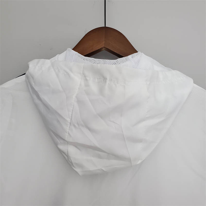 2022 Real Madrid Windbreaker White jersey Sport Unifom jersey Sport Unifom