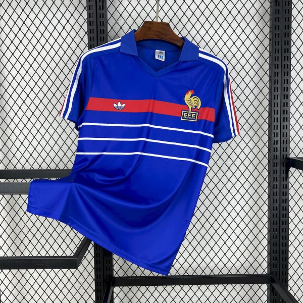 Retro France 1984 Home jersey Fan Version