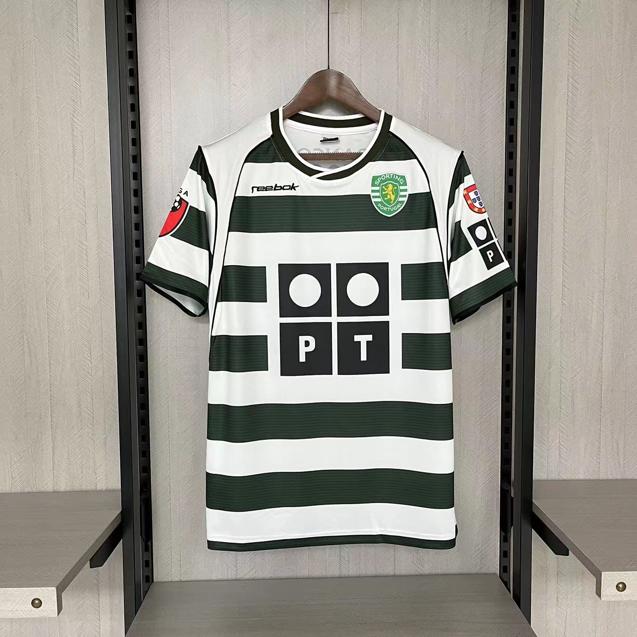 Retro Sporting Lisbon  01/03 Home jersey Fan Version