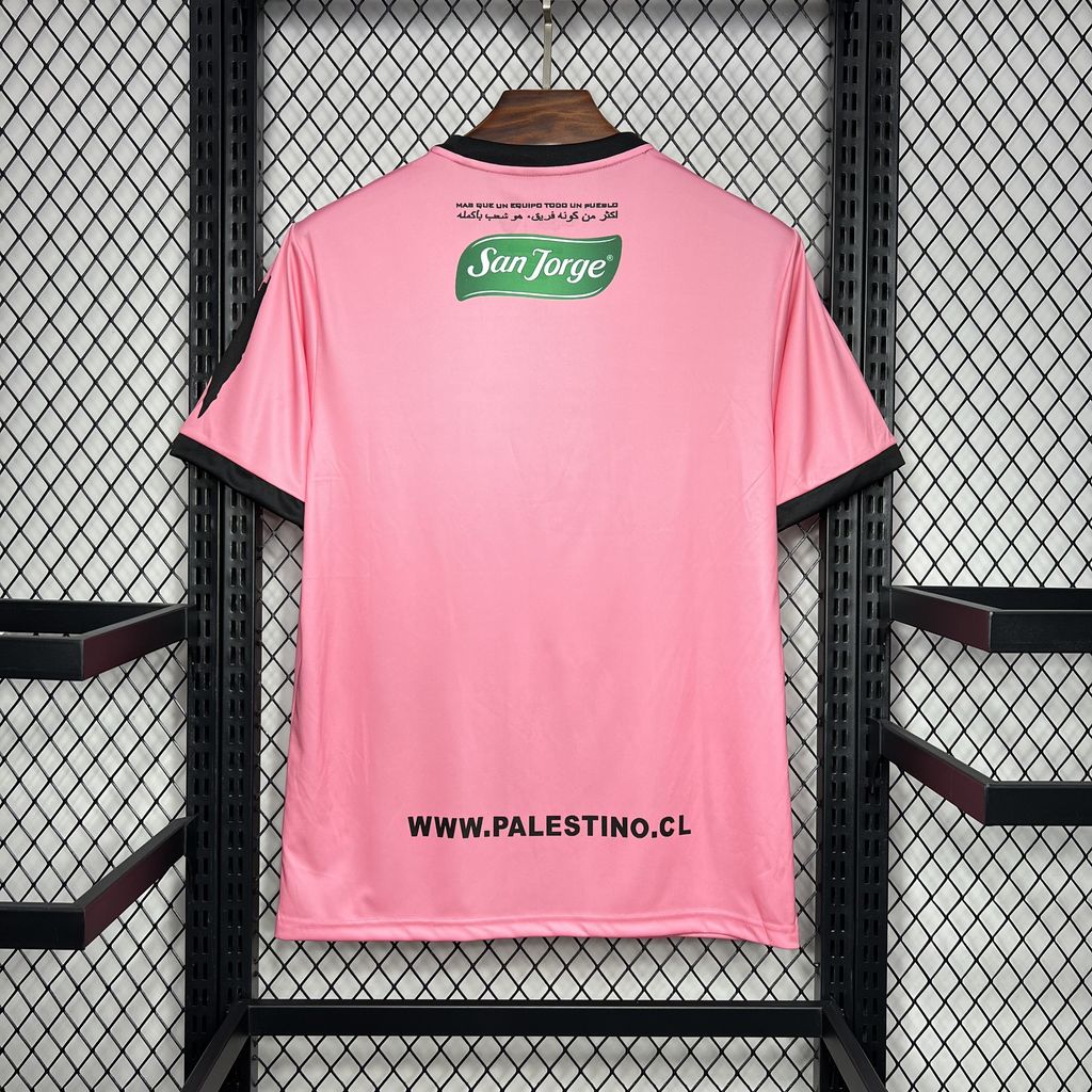 2024/25 CD Palestino Pink Graffiti Jersey Fan Version