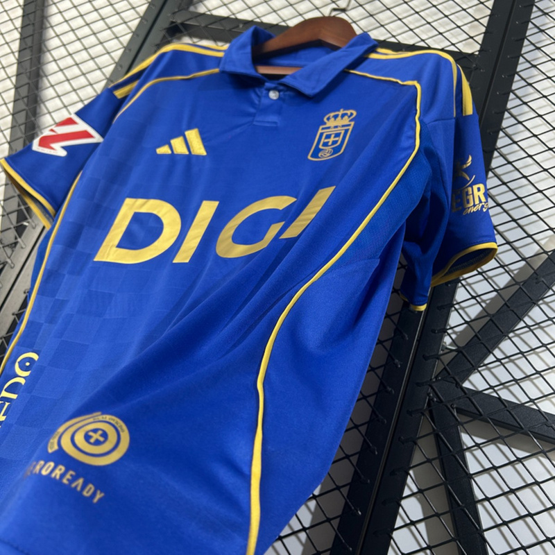2025/26 Real Oviedo Home jersey Fan version