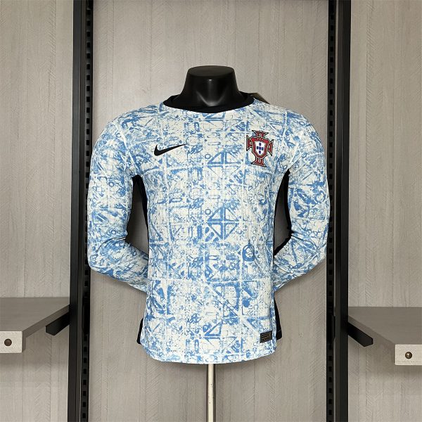 24/25 Portugal Euro Away Long Sleeves Jersey Player Version