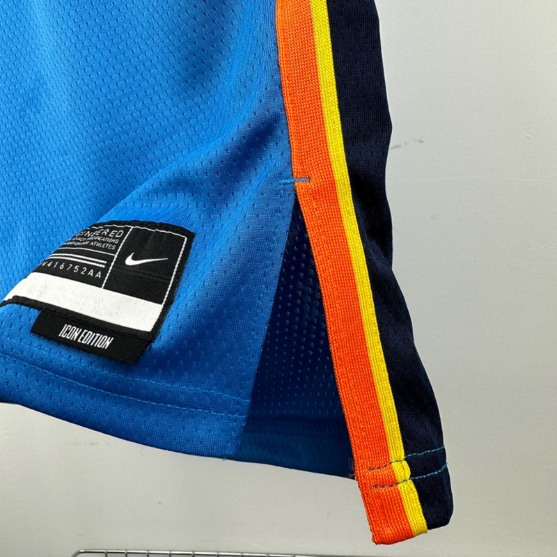 NBA Oklahoma City Thunder V-Neck Blue Jersey GILGEOUS-ALEXANDER#2 S-XXL